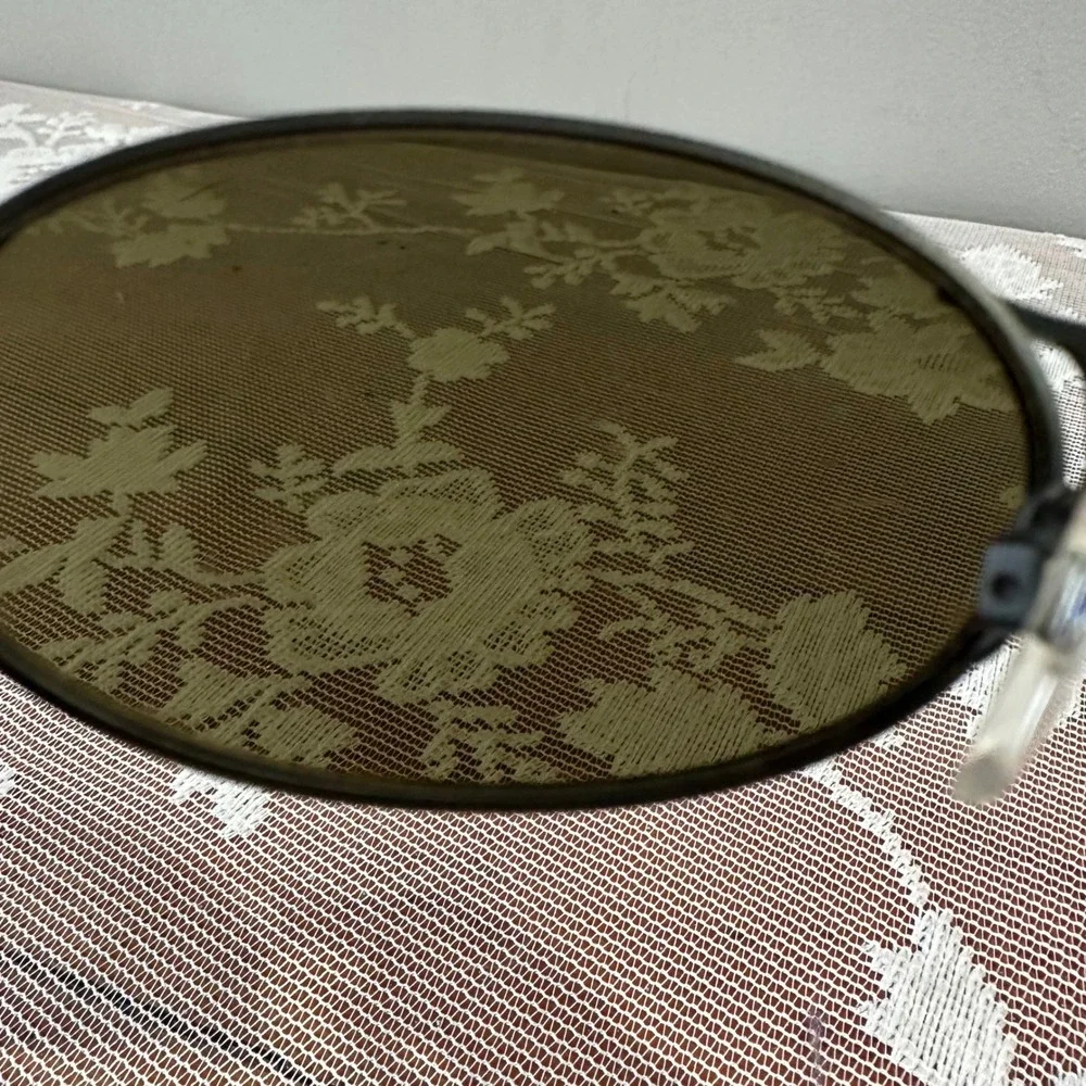 Arnette Sunglasses Unisex OS Bronze Good Vintage Oval Metal Wrap Cutout 90s Y2K